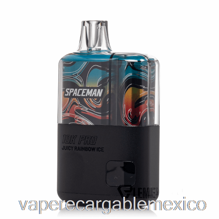 Vaporizador Recargable Spaceman 10k Pro Desechable Jugoso Arcoiris Hielo